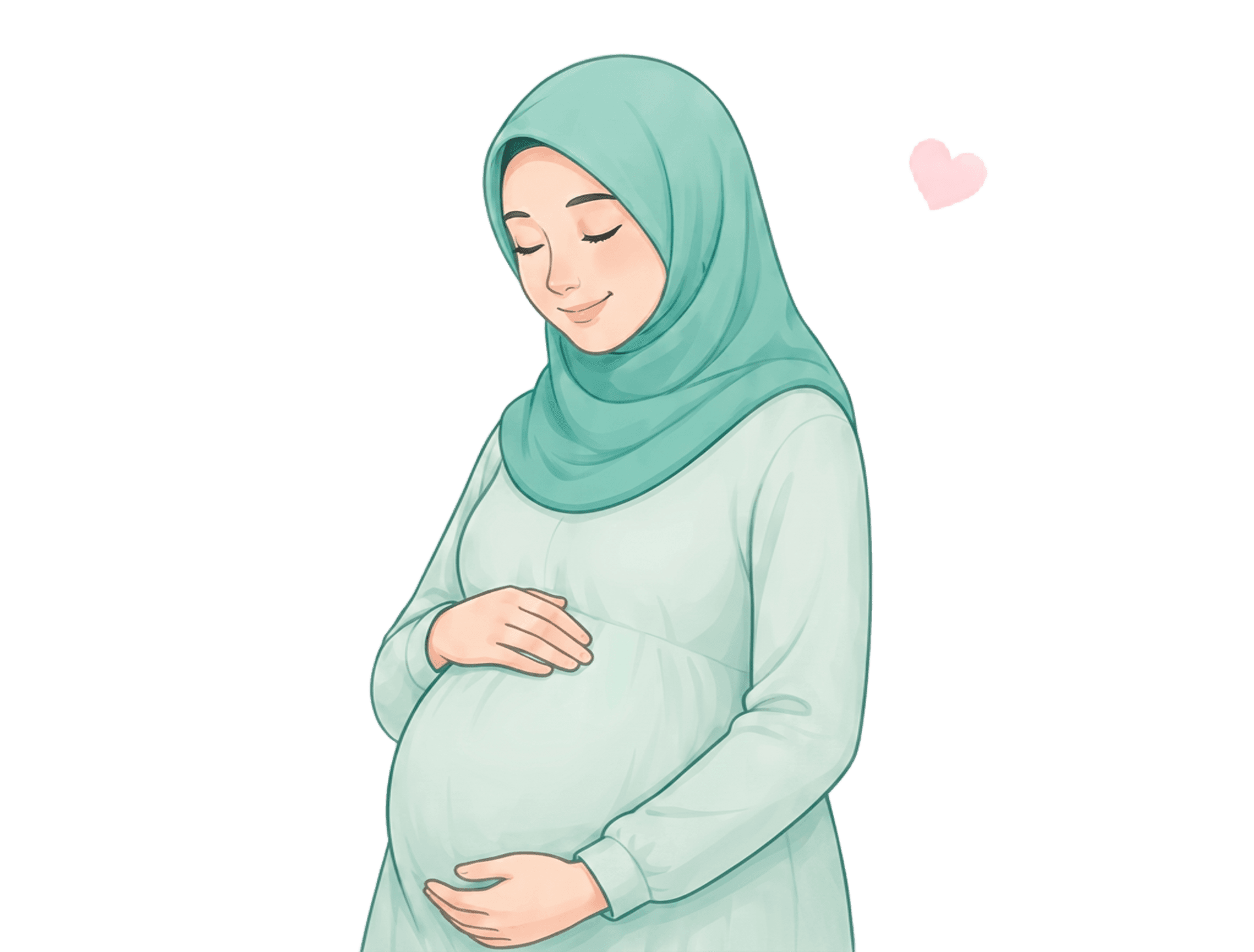 Ilustrasi ibu hamil